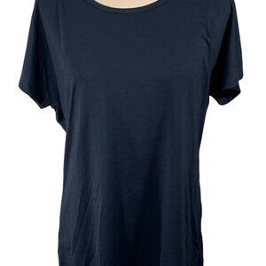 Ideology T-Shirt Black Short Sleeve Size L Large Round Neck